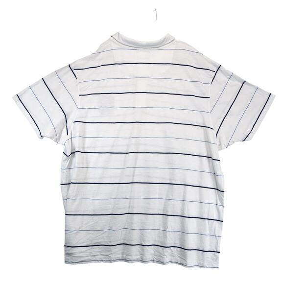 Nautica Jeans Co Striped Polo Shirt Men's 5X Big Short Sleeve Embroidered Crest - Picture 2 of 10